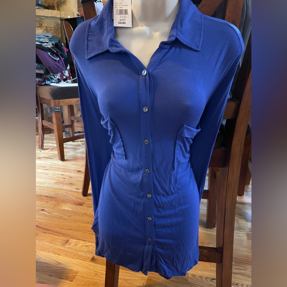 Current Affair blue knot top NWT - Picture 1 of 4